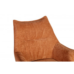 Fred Swivel Dining Chair Rust